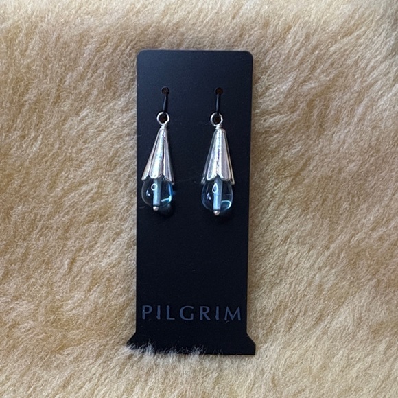 Pilgrim Jewelry - Pilgrim set of 2 Silver Tone and Blue Glass Charms